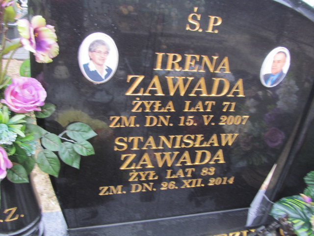 Stanisław Witold Zawada 1931 Pilawa - Grobonet - Wyszukiwarka osób pochowanych